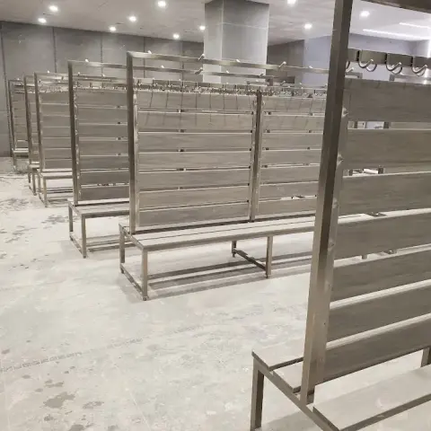 Custom-Built Mikva Benches